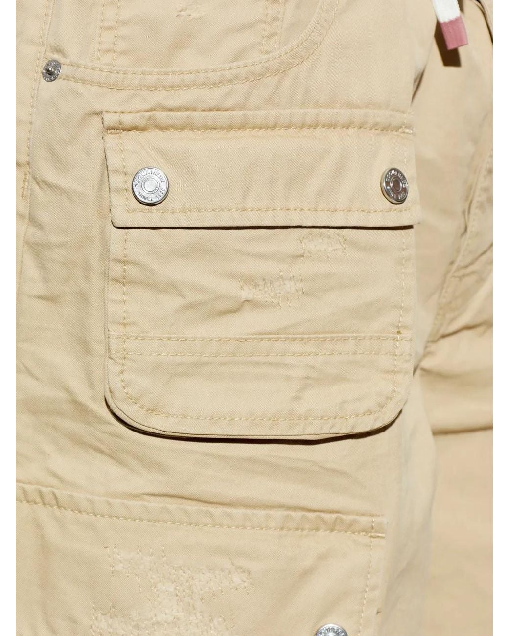 DSquared² Shorts Mit Kordelzug in Natural für Herren