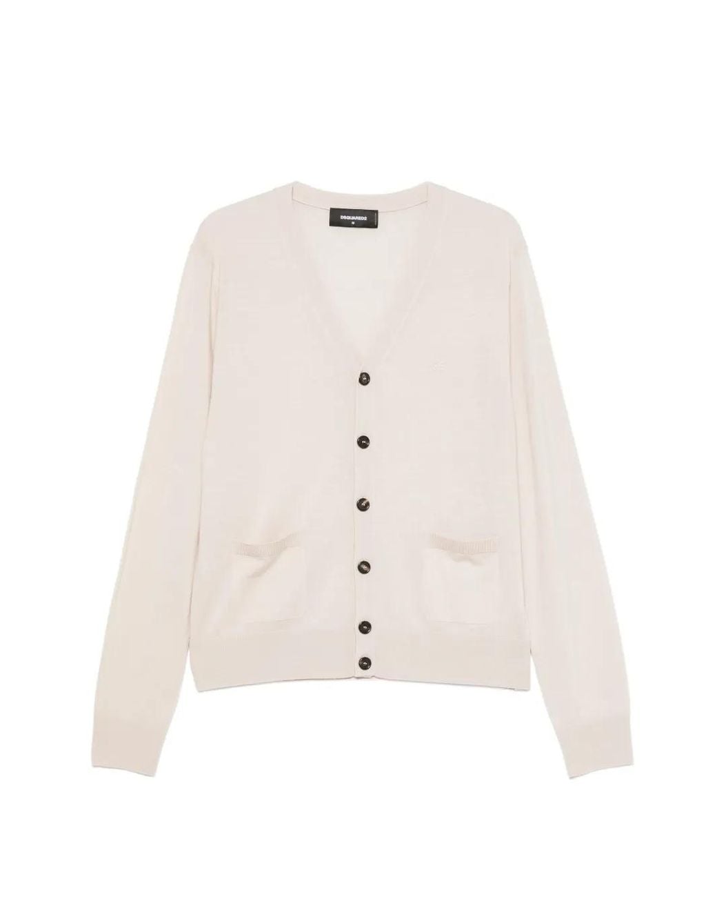 Cárdigan Con Botones DSquared² de hombre de color White