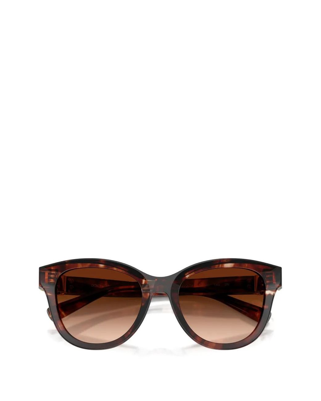 Dolce & Gabbana Brown Tortoiseshell-Effect Sunglasses
