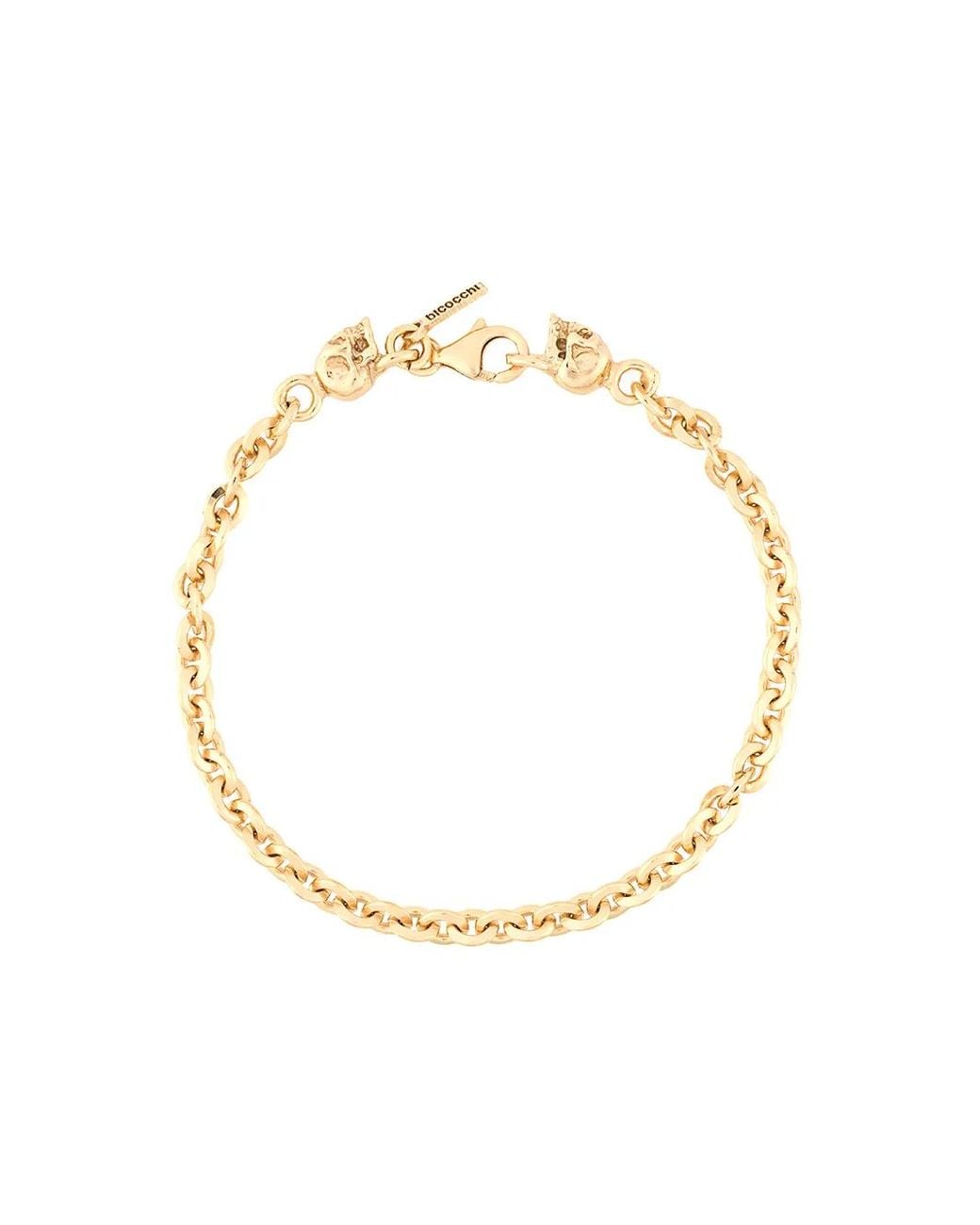 Emanuele Bicocchi Metallic Skull Bracelet