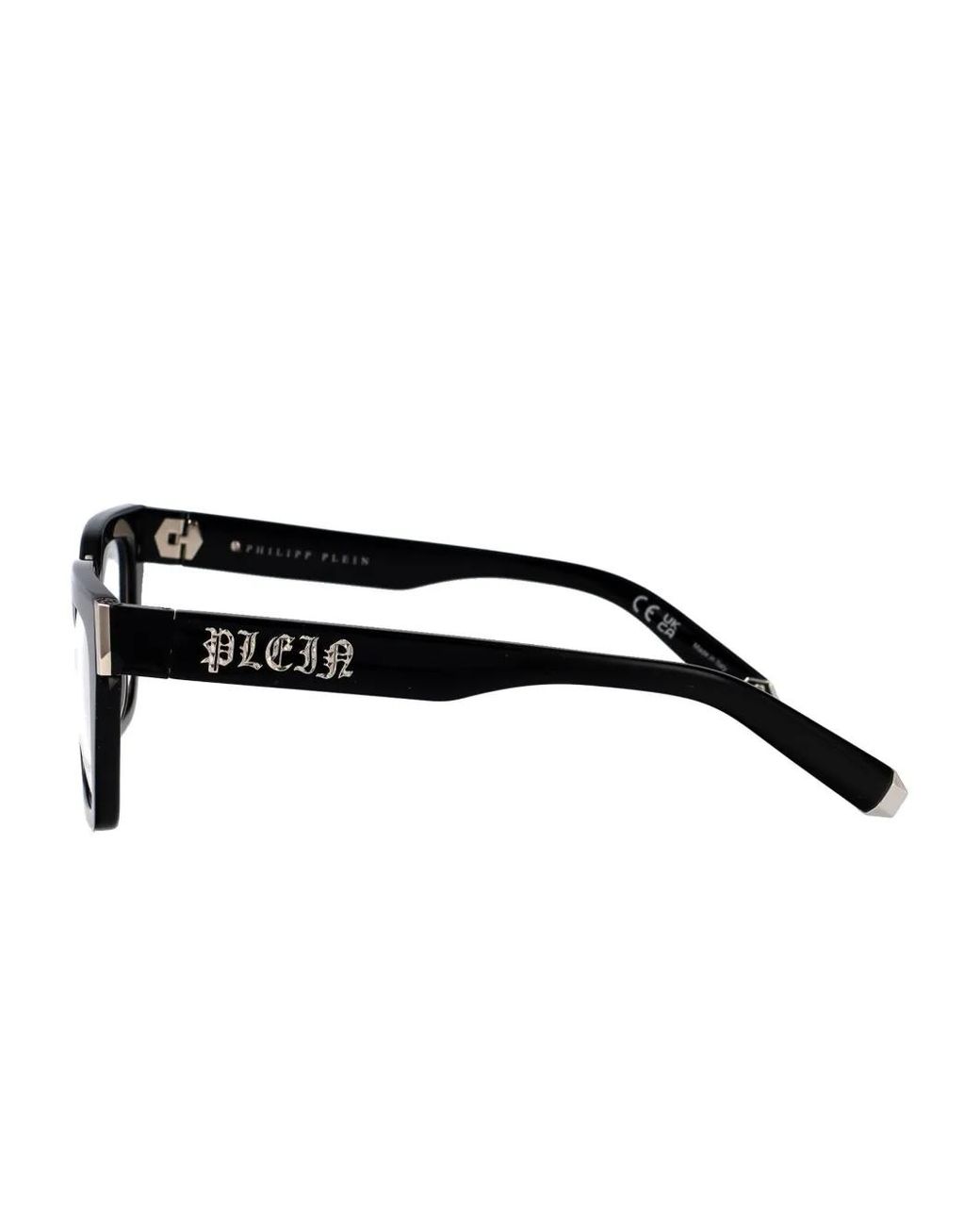 Philipp Plein Black Square-Frame Glasses