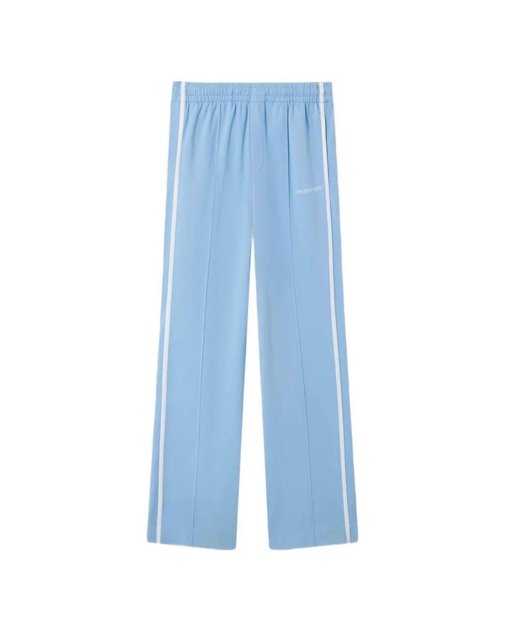 Casablanca Blue Logo-Embroidered Side-Stripe Track Pants for men