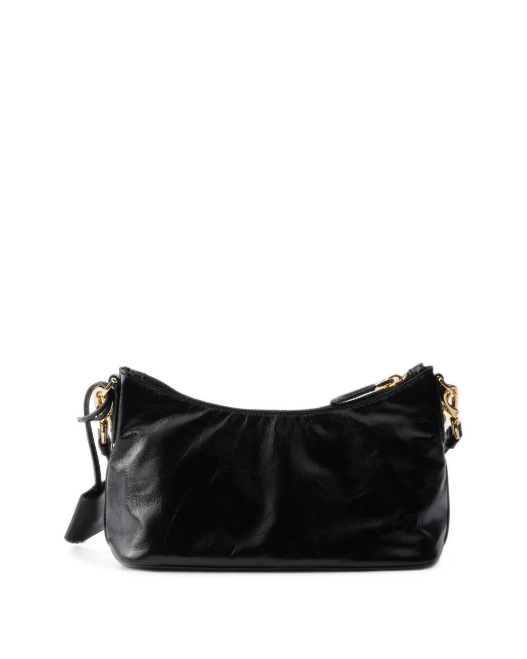 Prada Black Leather Tote Bag
