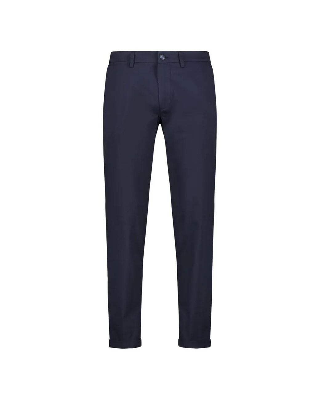 Re-hash Blue Mucha Belt-Loop Trousers for men
