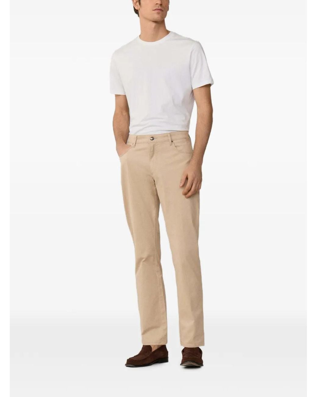 Hackett Natural Trinity Five-Pocket Trousers for men