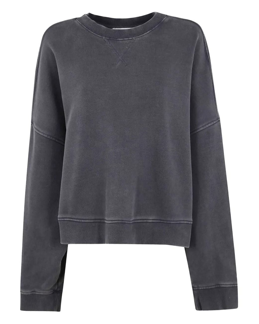 Entire studios Gray Long-Sleeve Cotton Sweatshirt