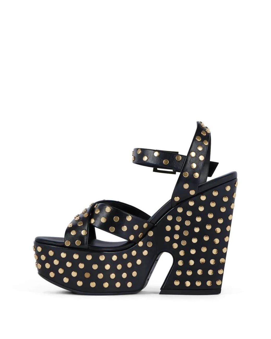 Sandali Gg Con Plateau E Borchie di Givenchy in Metallic