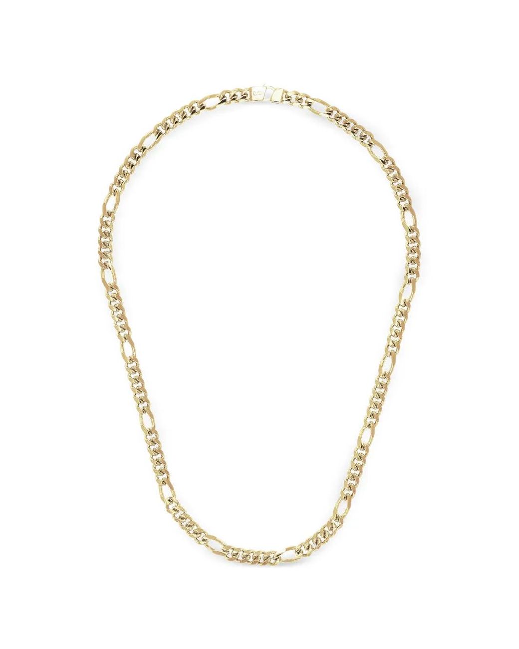 Collar Miami Figaro Desmo de hombre de color Metallic