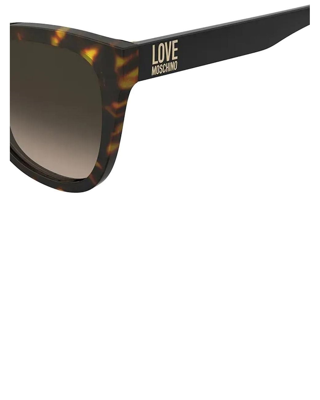 Love Moschino Gray Lunettes De Soleil À Monture Papillon