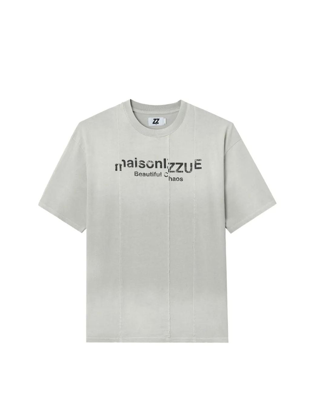 Izzue Gray Cotton T-Shirt for men