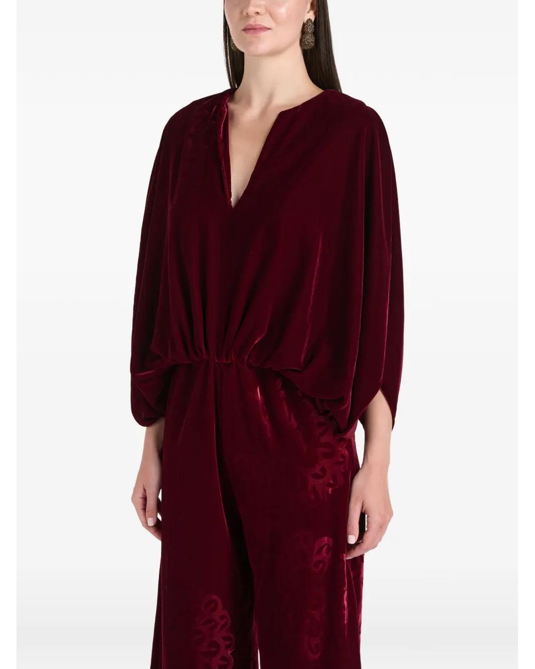 Themis Z Anthos V-Neck Flared Jumpsuit