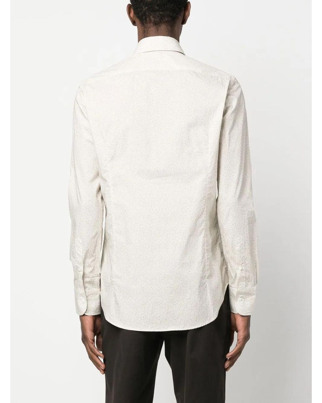 Canali Button-Down Overhemd in het White voor heren