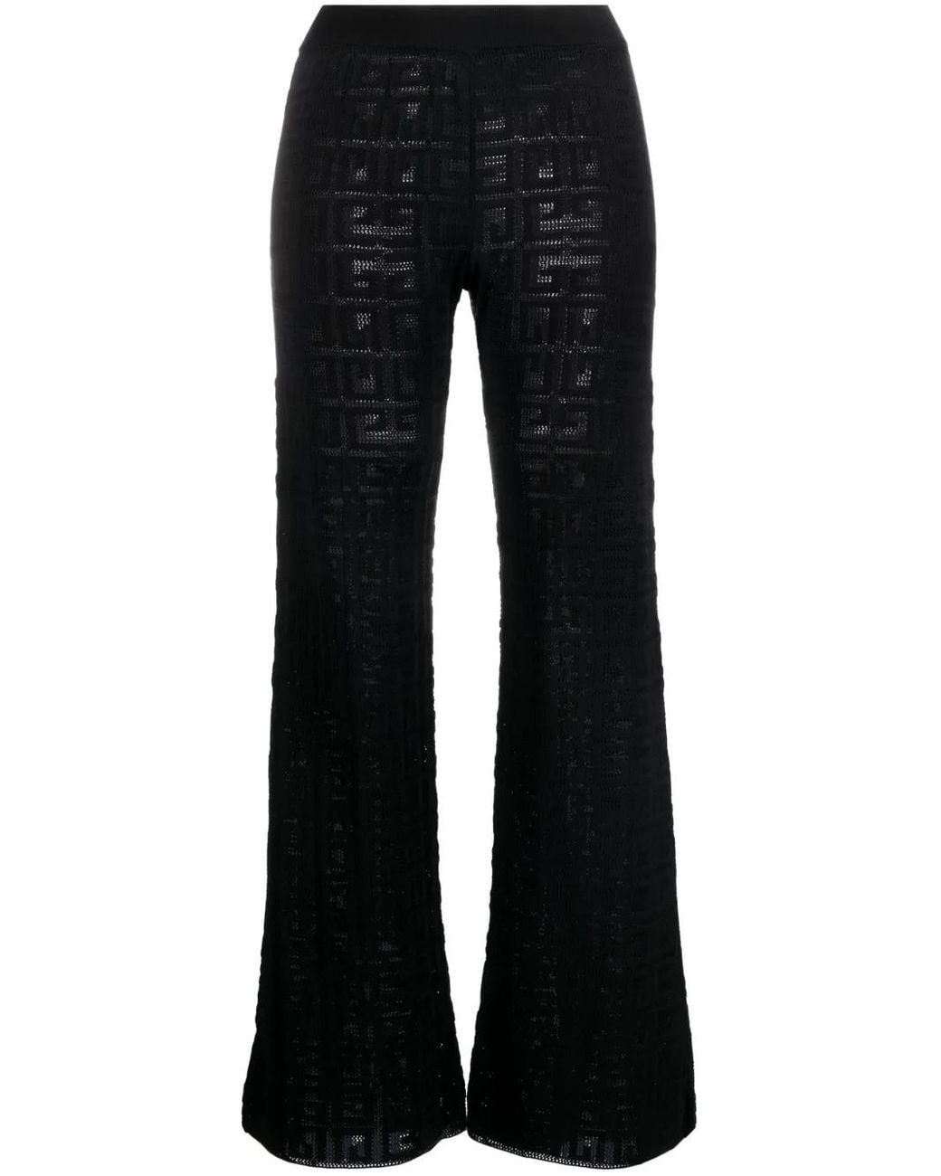 Givenchy Black Flared Trousers