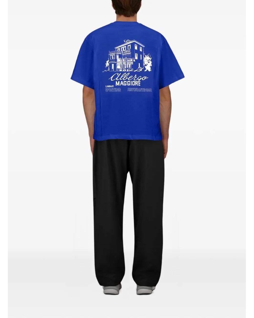 Laminar Blue Logo-Detail T-Shirt