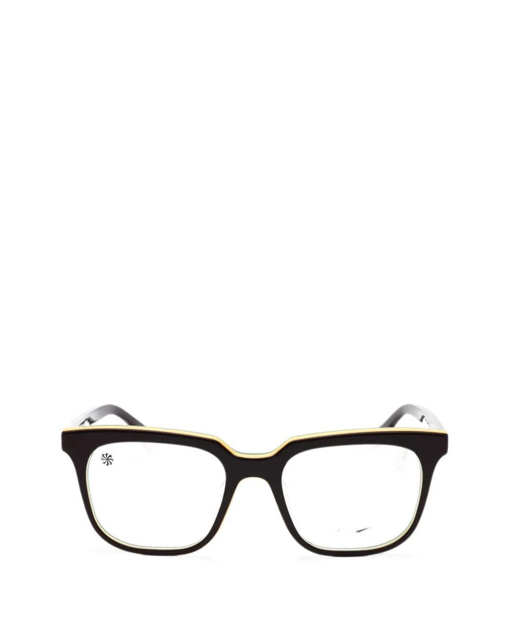 Nike Black Brille Mit Eckigem Gestell