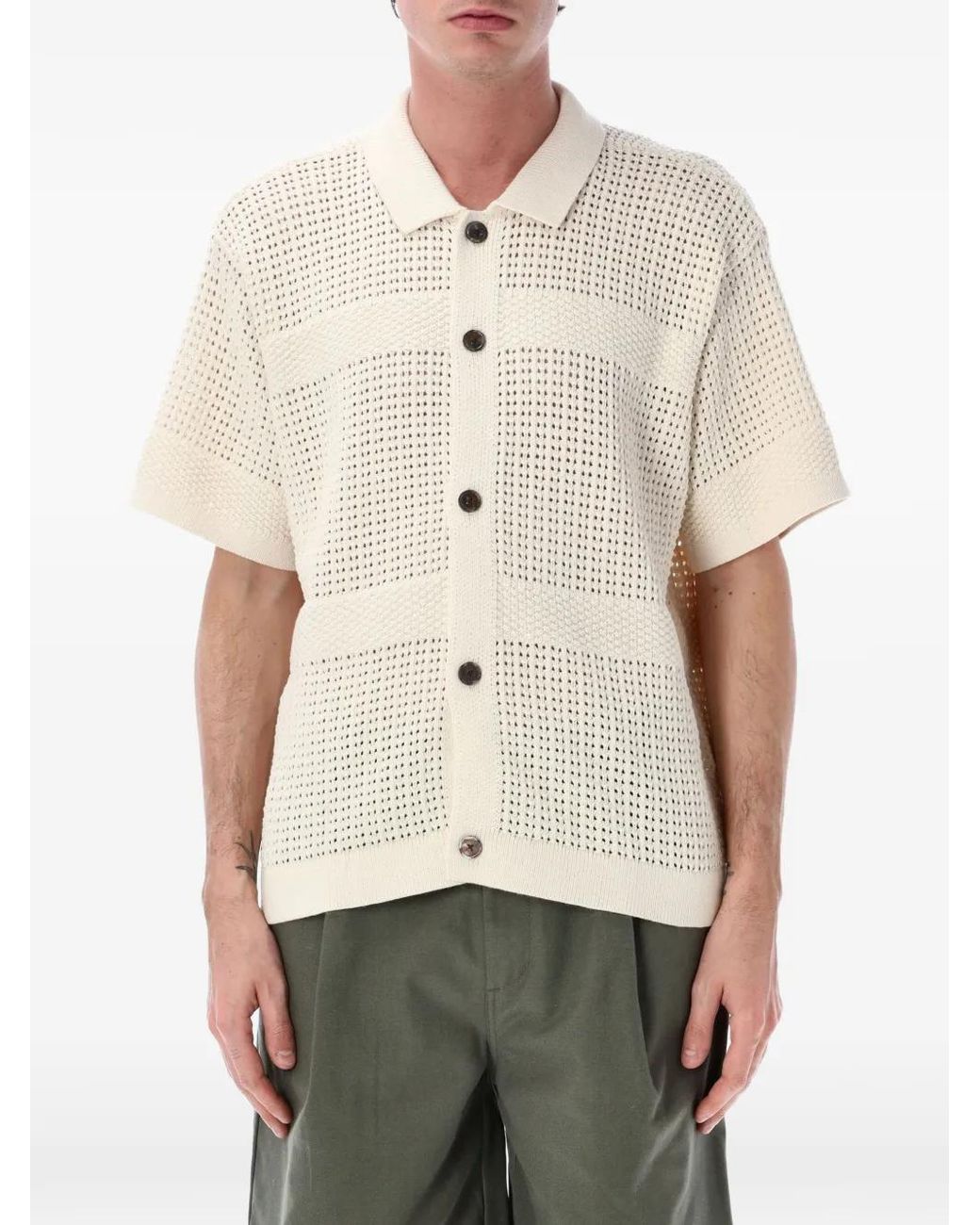 Obey Natural Zach Buttoned Shirt for men