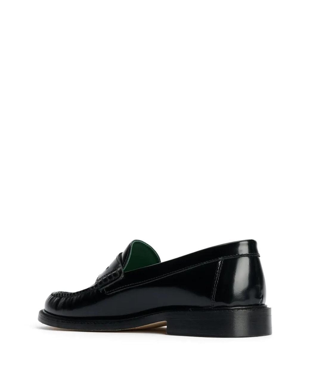 VINNY'S Black Yardee Moccasin Loafers for men