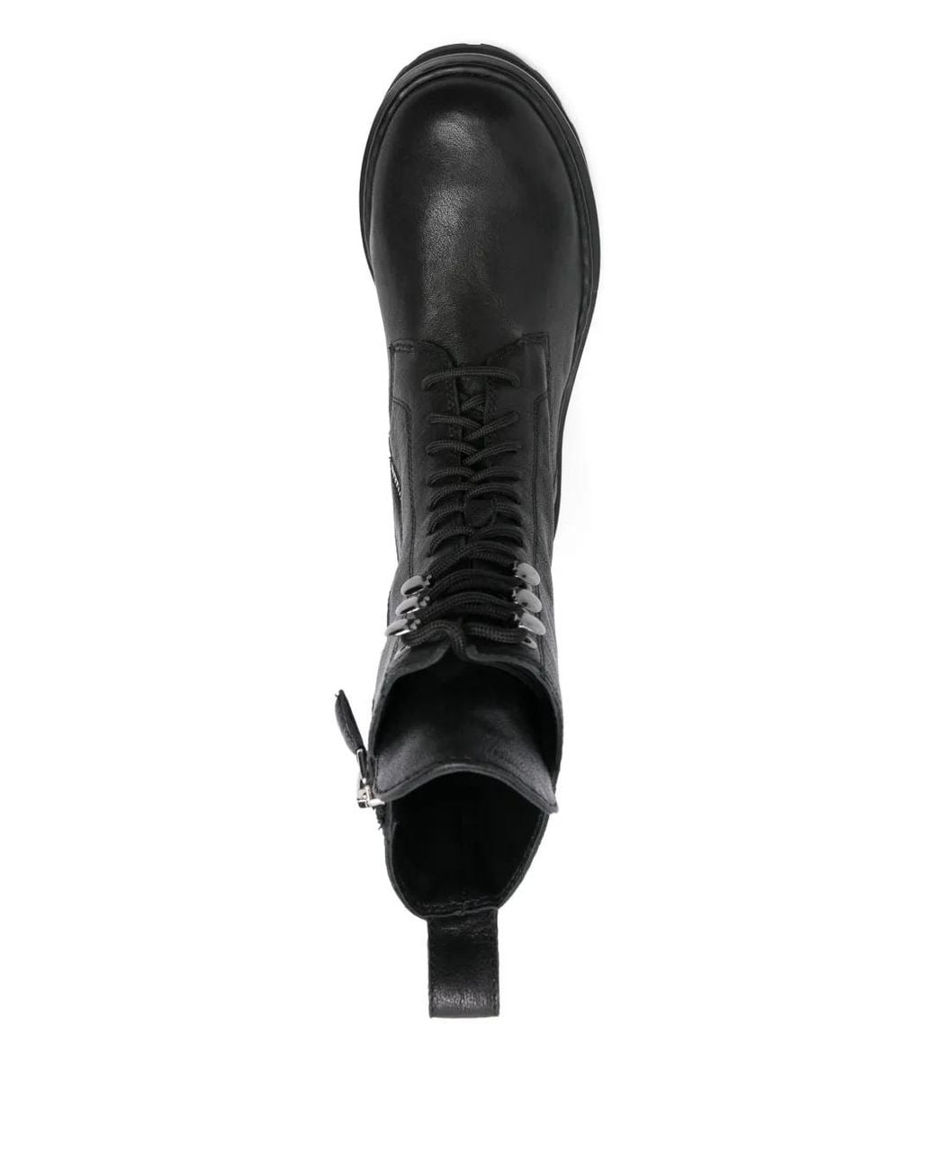 Patrizia Pepe Black Lace-Up Boots
