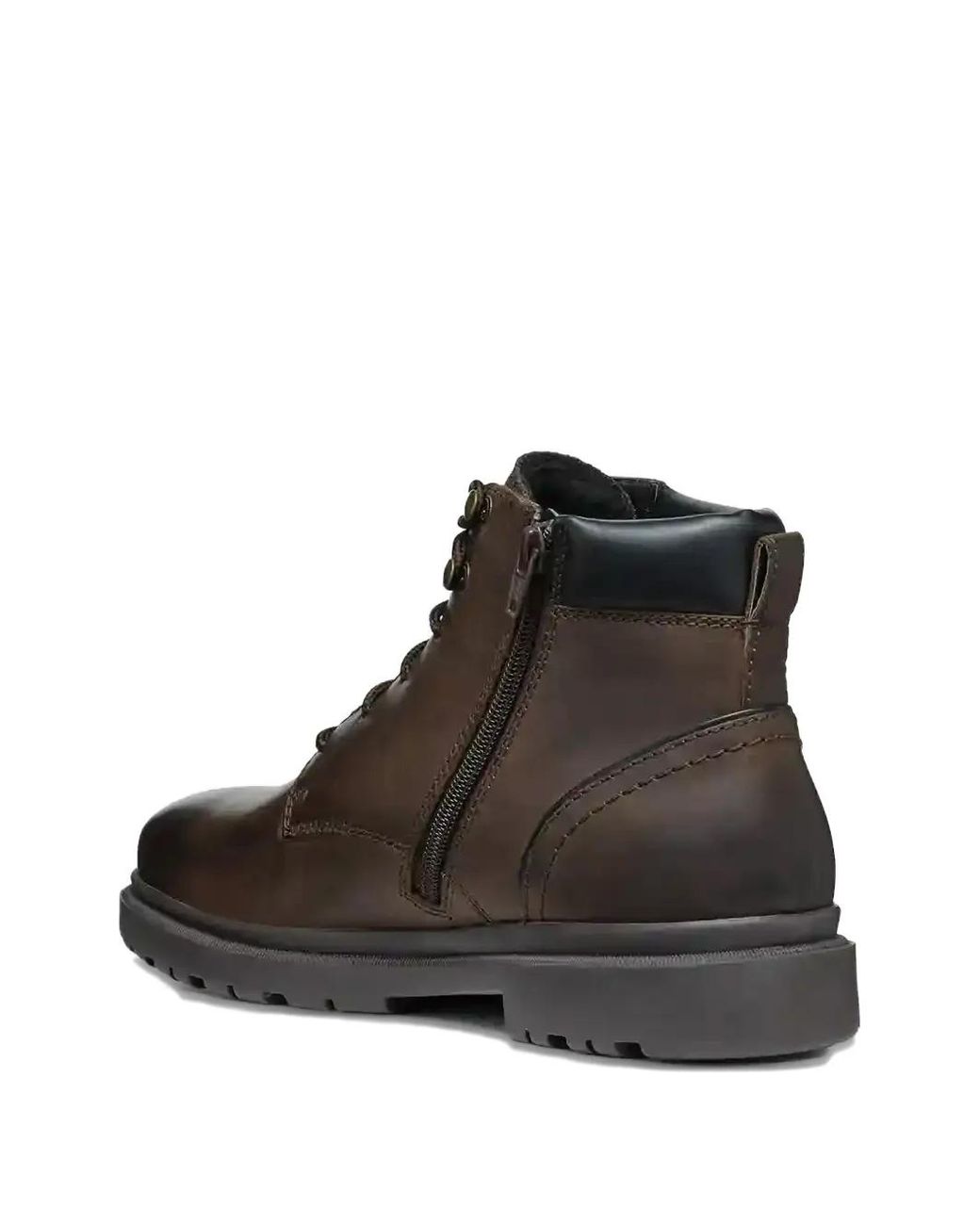 Geox Brown Lace-Up Fastening Boots for men