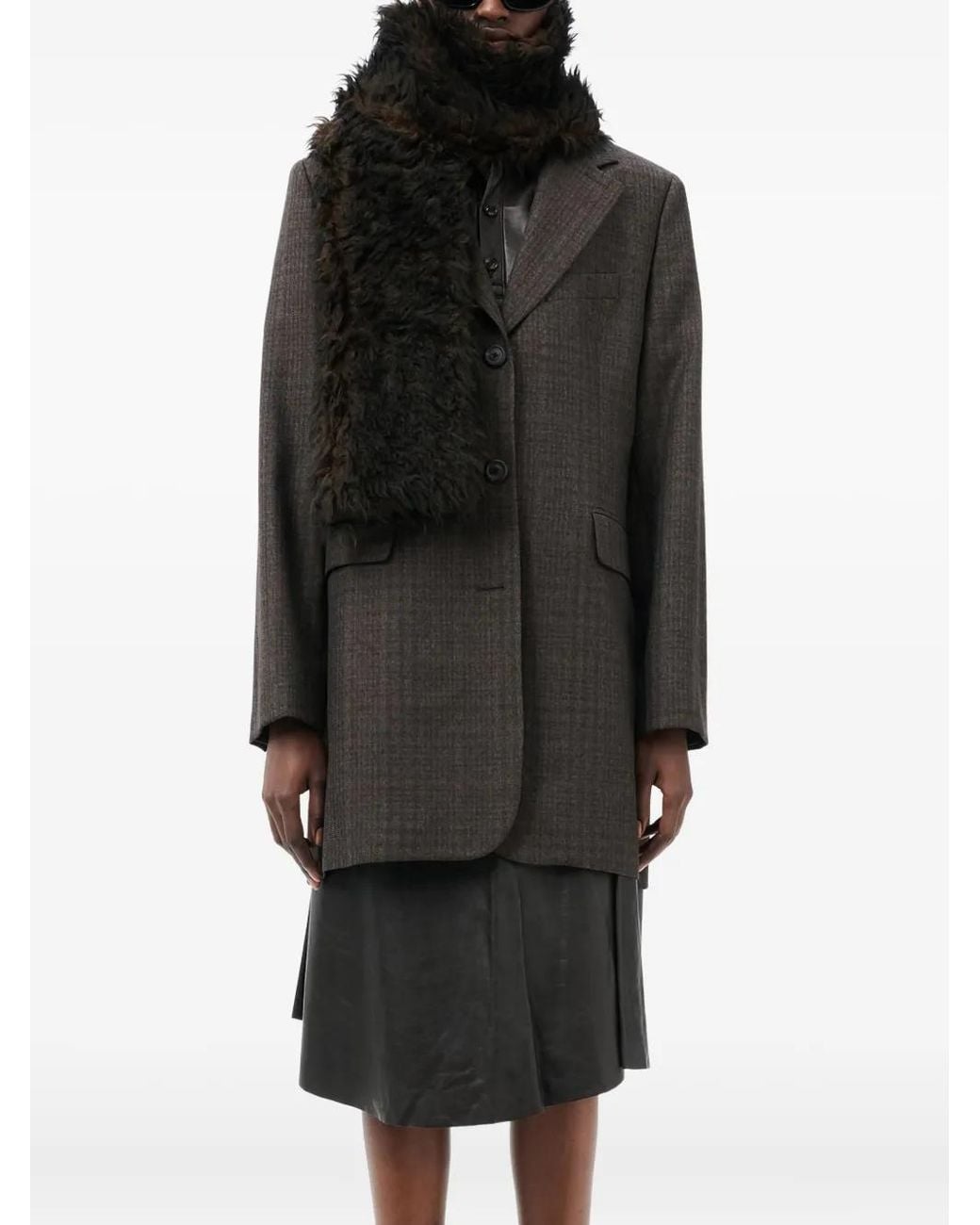 Our Legacy Black Floss Scarf