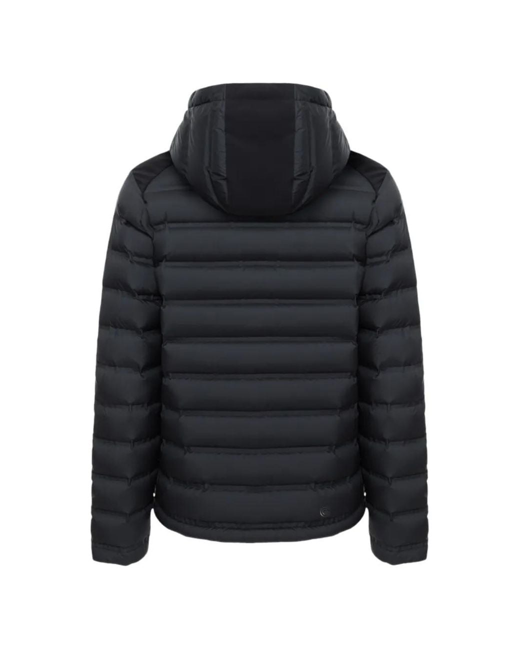 Colmar Black Quilted Hooded Jacket for men