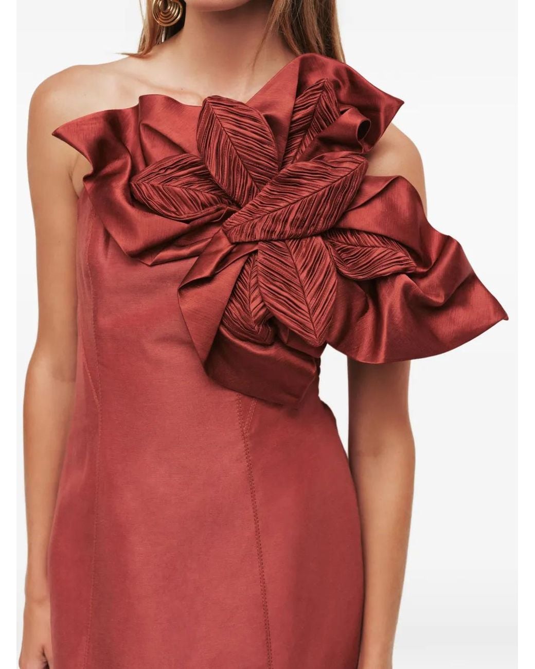 Robe Courte Isla À Fleurs Aje. en coloris Red