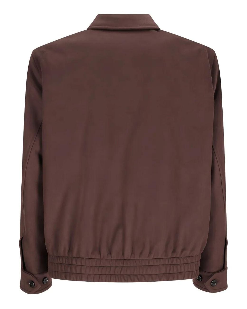Lardini Brown Zip-Fastening Jacket for men