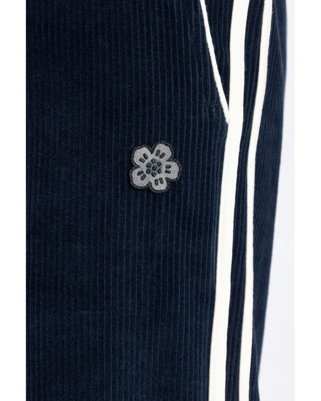 KENZO Blue 'Velvet Track Pant for men