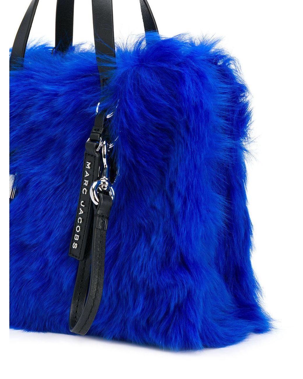 Marc Jacobs The Fur Mini Grind Tote in Blue