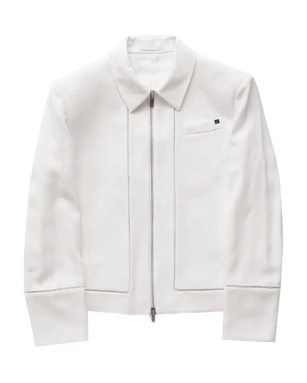 Helmut Lang Bomberjack Met Rits in het White voor heren