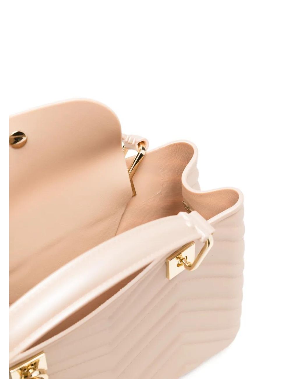 Marc Ellis Natural Krissy Chevron-Effect Tote Bag