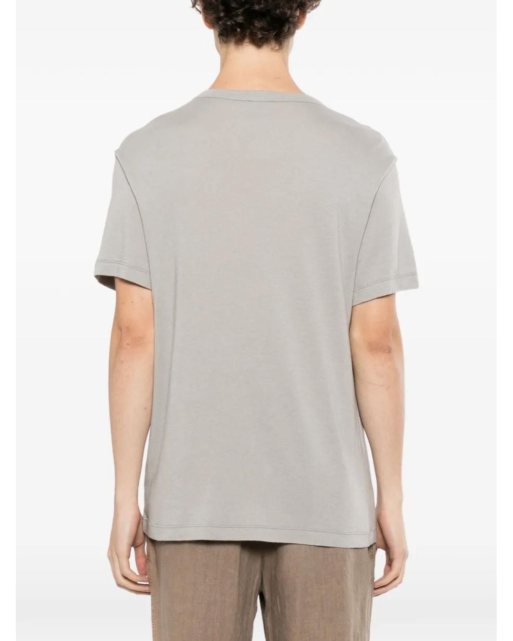 James Perse Gray T-Shirt À Manches Courtes for men
