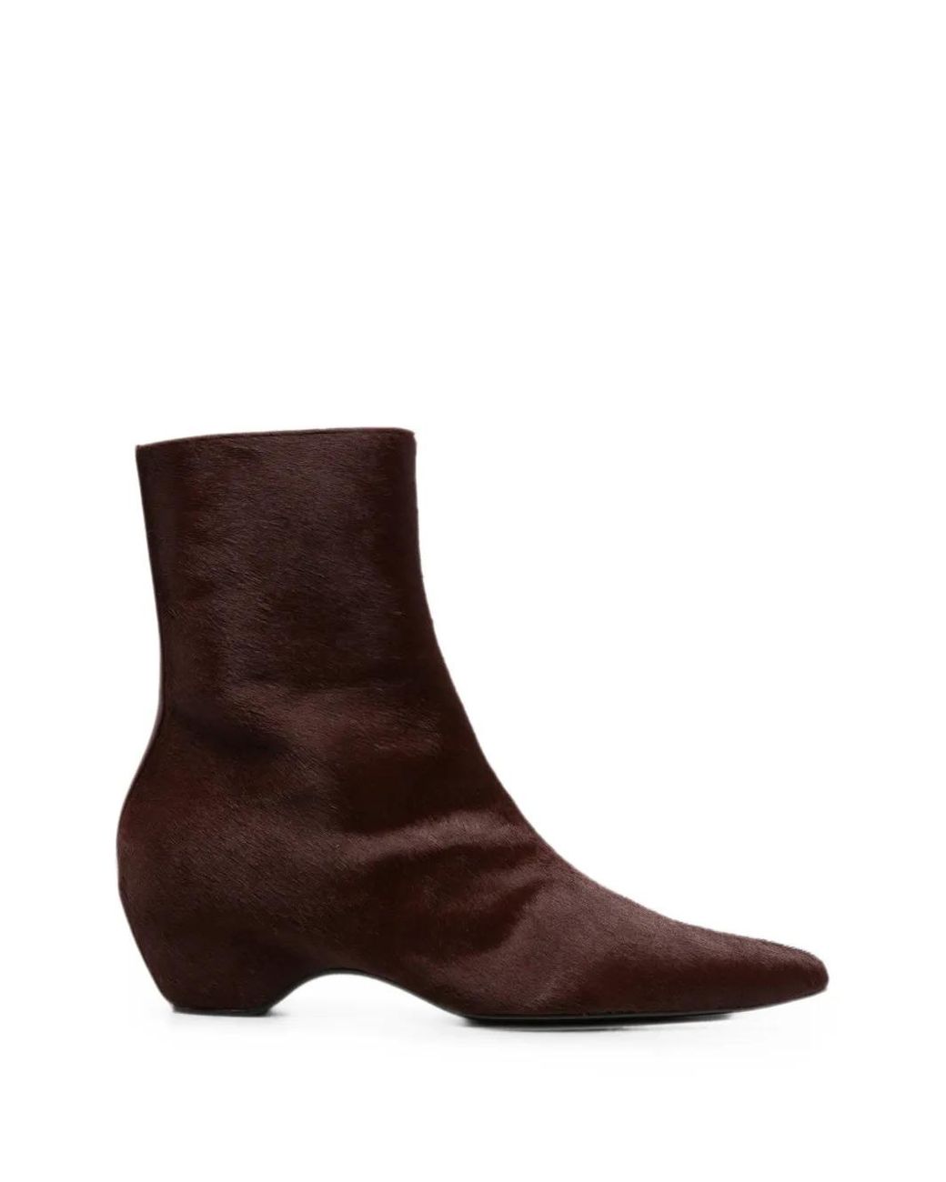 Khaite Brown Sybil Ankle Boots
