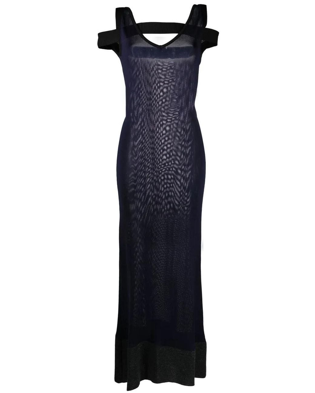 Jacquemus Blue Semi-Sheer Maxi Dress