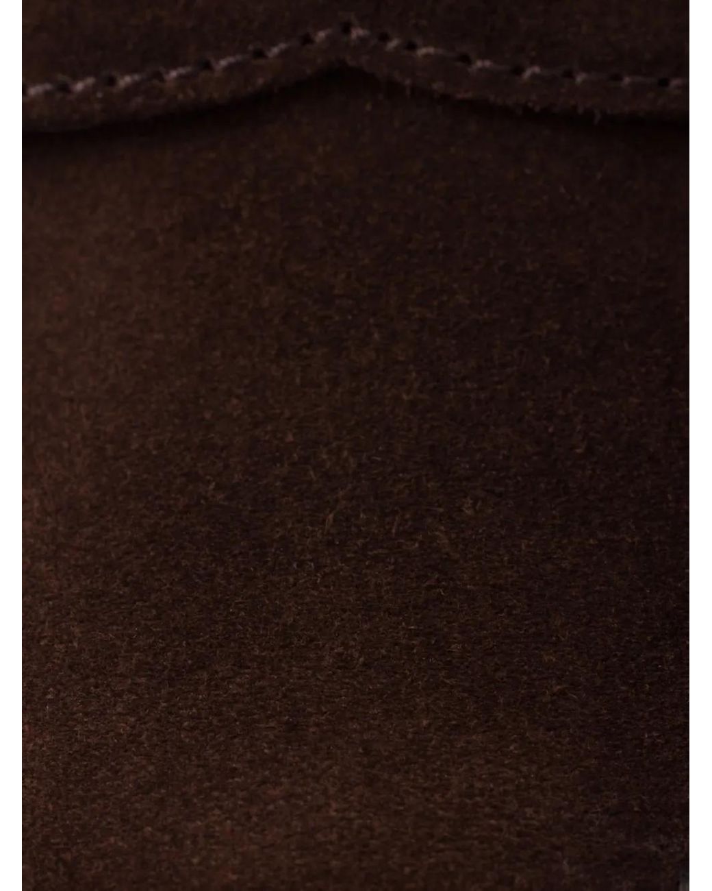 Prada Brown Loafer Aus Wildleder Mit Triangel-Logo