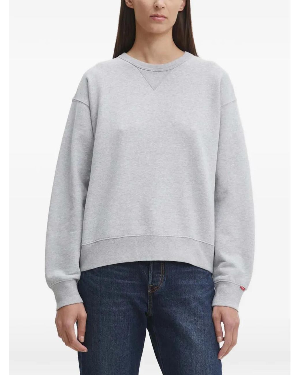 Levi's Gray Heritage Round-Neck Sweatshirt