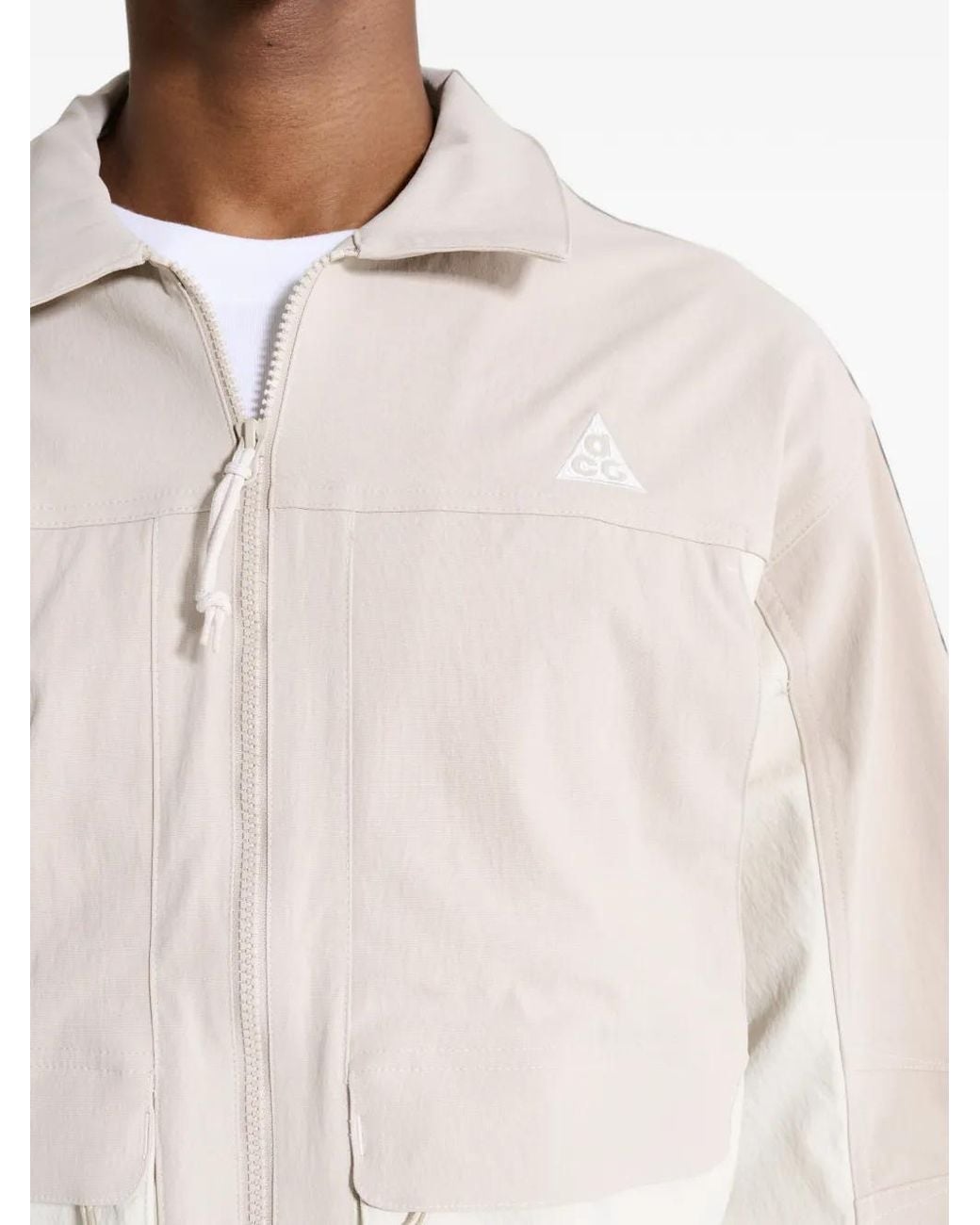 Nike White Acg Smith Summit Uv Jacket for men