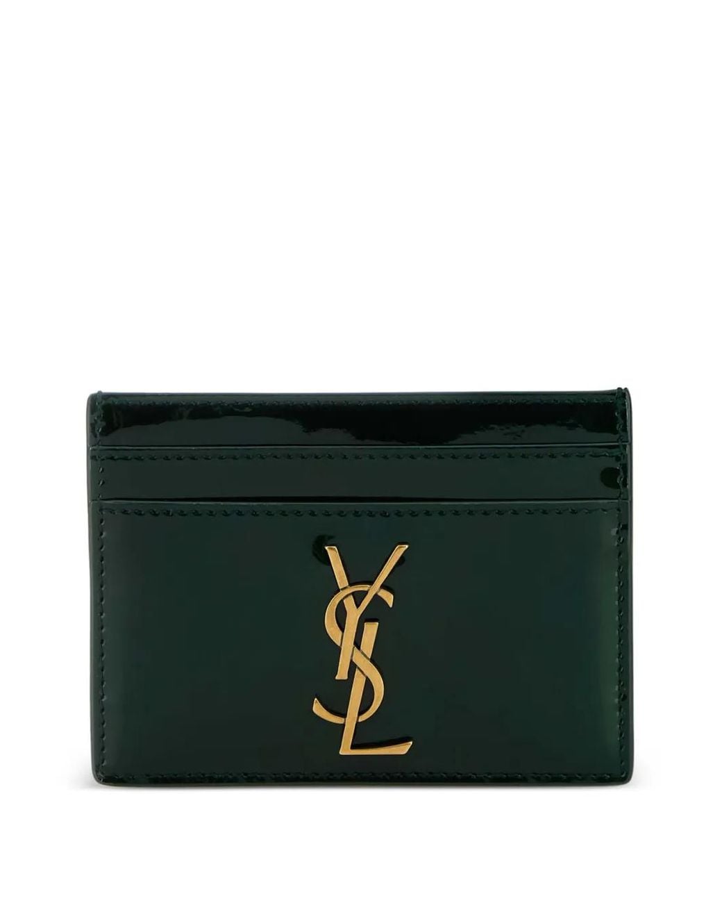 Saint Laurent Black Cassandre Kartenetui