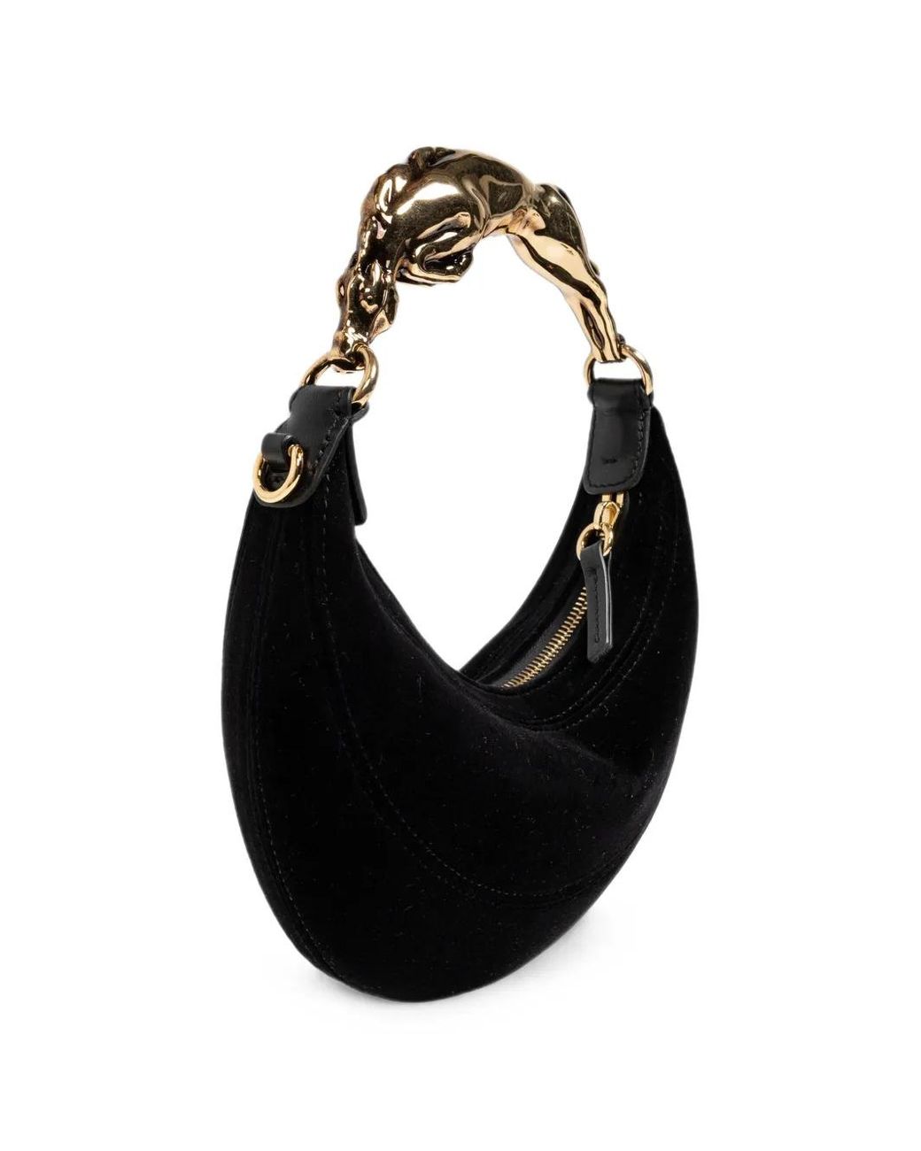 Chloé Black Small Horse Velvet Tote Bag