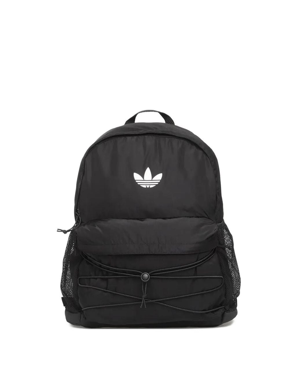 Adidas Black Logo-Print Backpack