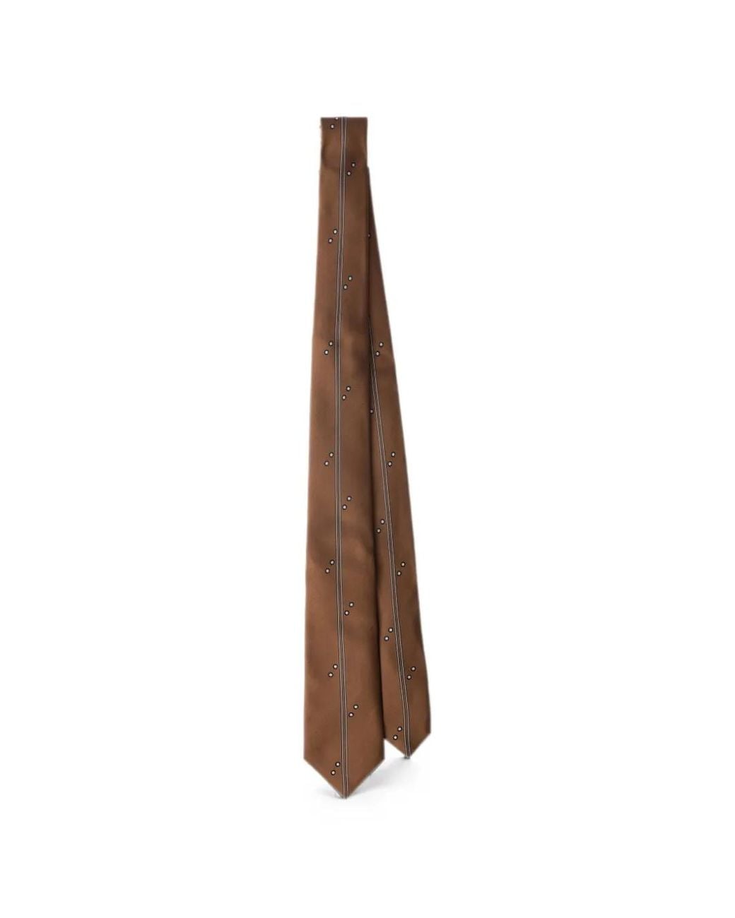 Corbata De Seda Prada de hombre de color White