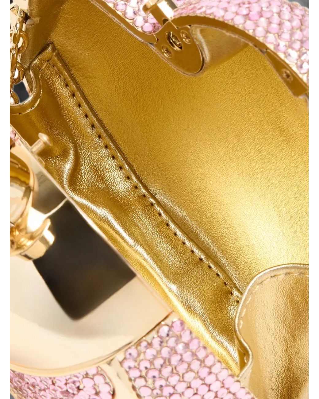 JW PEI Pink Maren Crystal-Embellished Heart-Shaped Bag