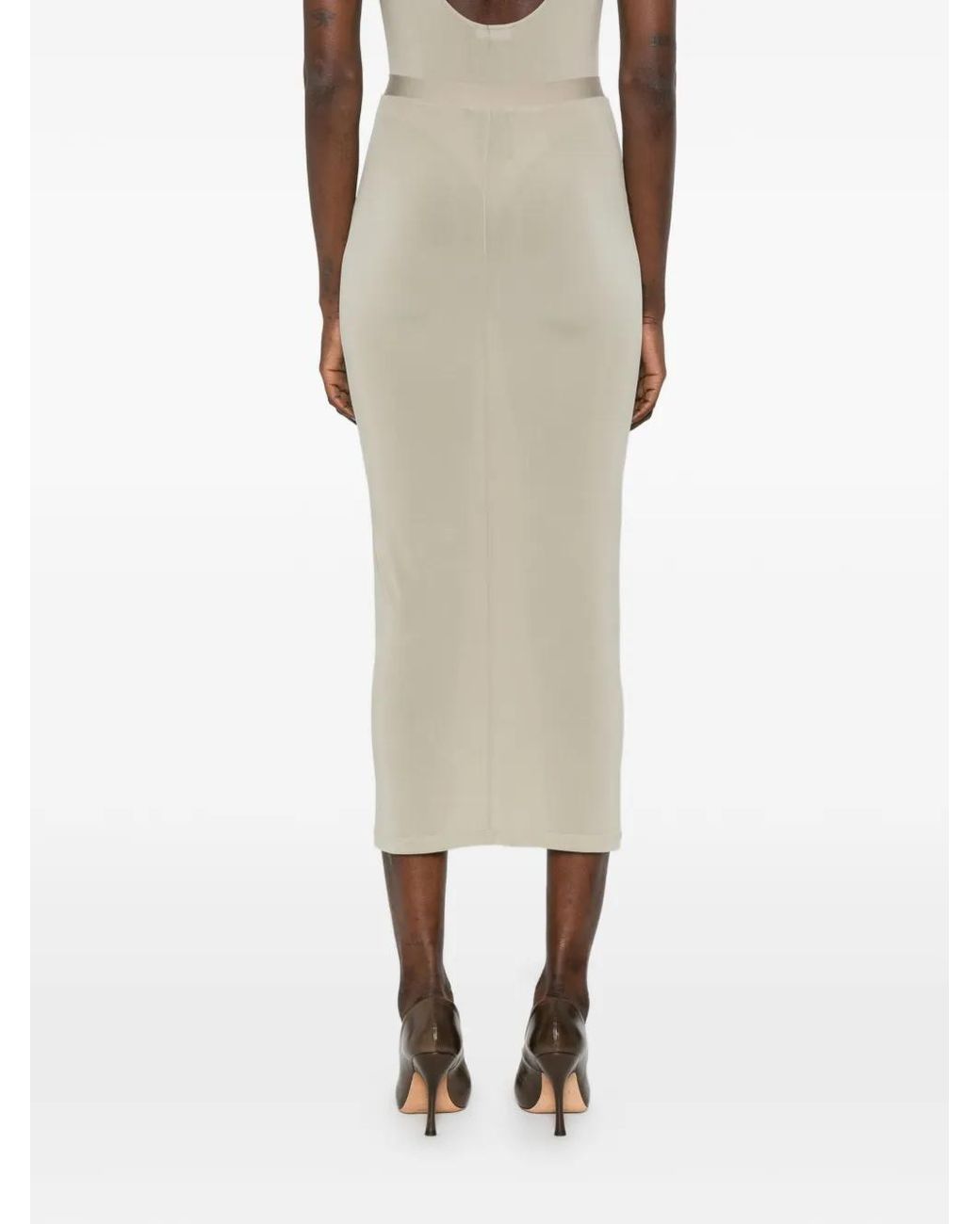 Wardrobe NYC White Sheer Skirt