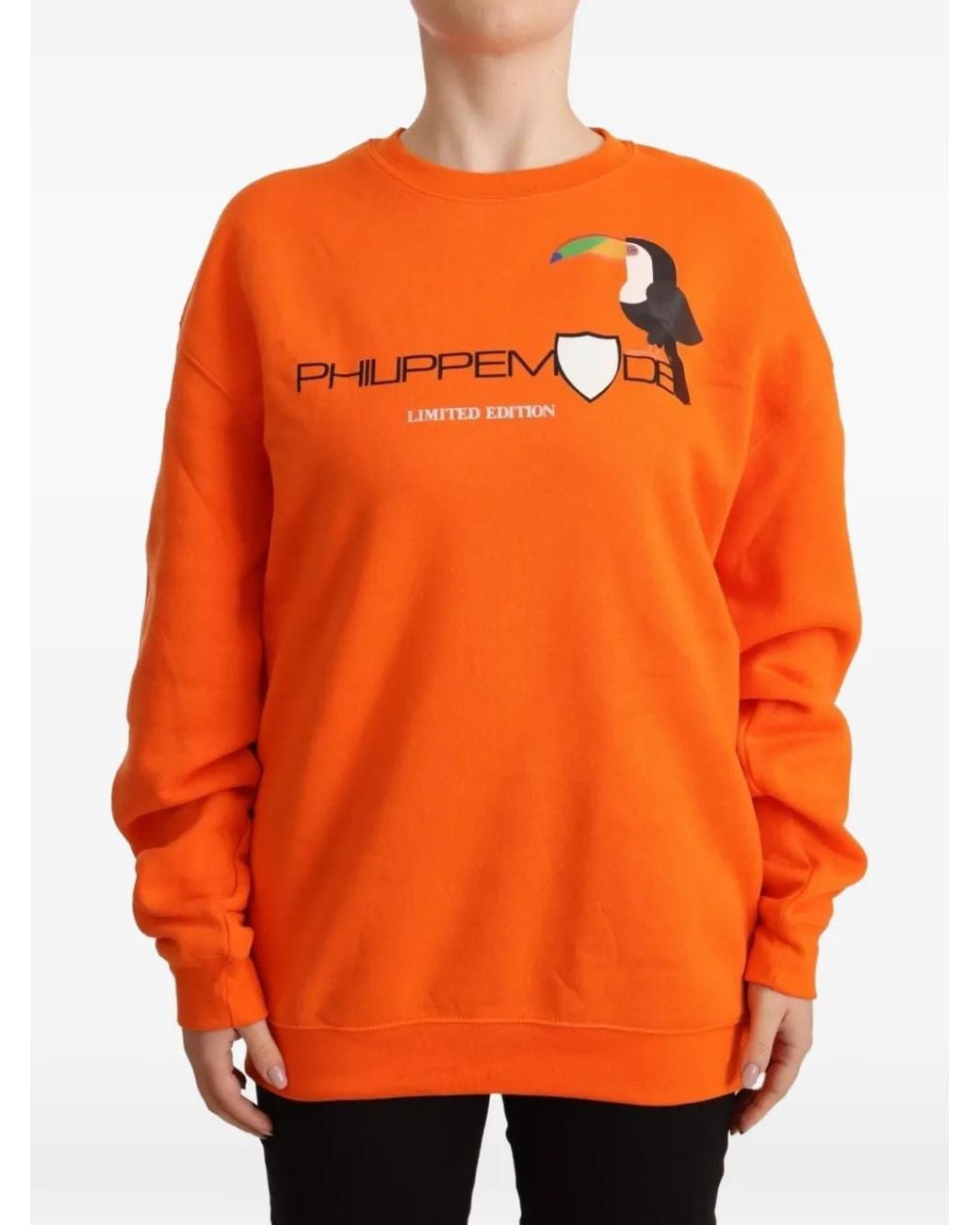 Jersey Con Estampado De Tucán Philippe Model de color Orange