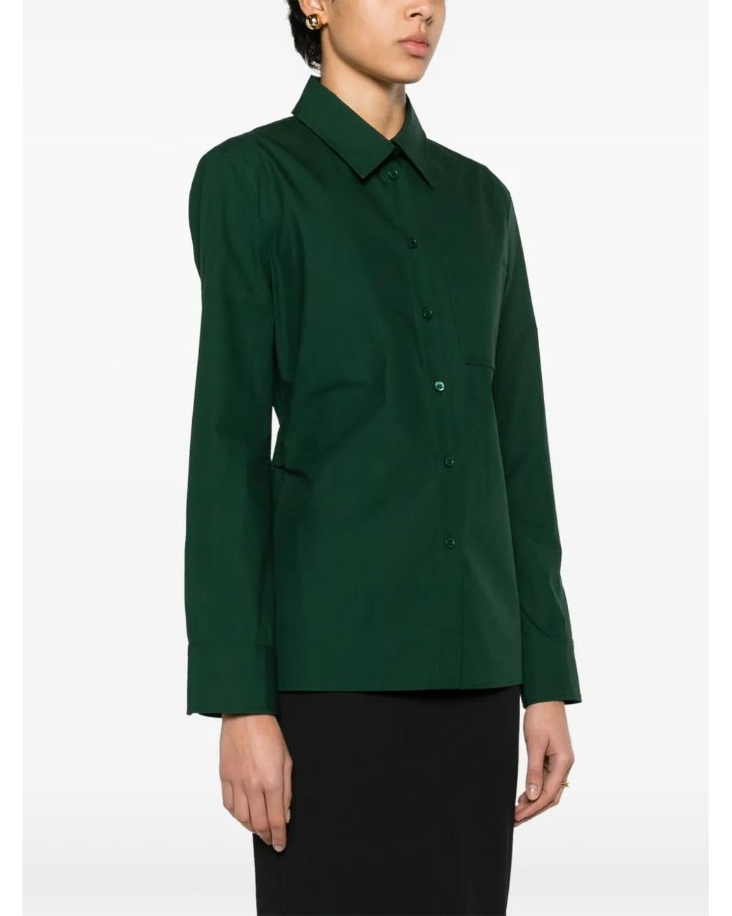 Jacquemus Green Open Back Shirt