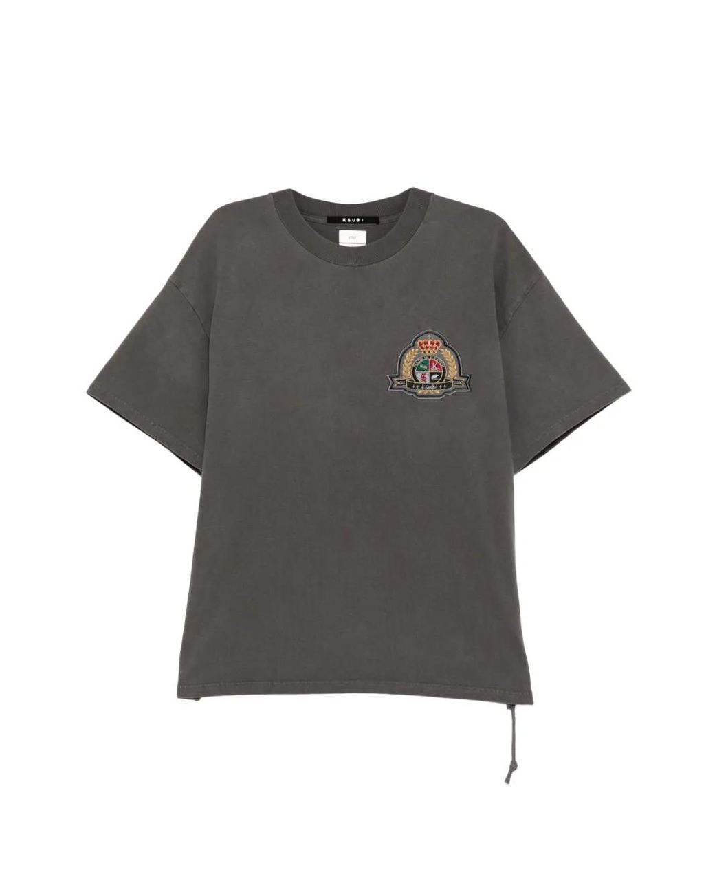 Ksubi Gray Badge T-Shirt for men