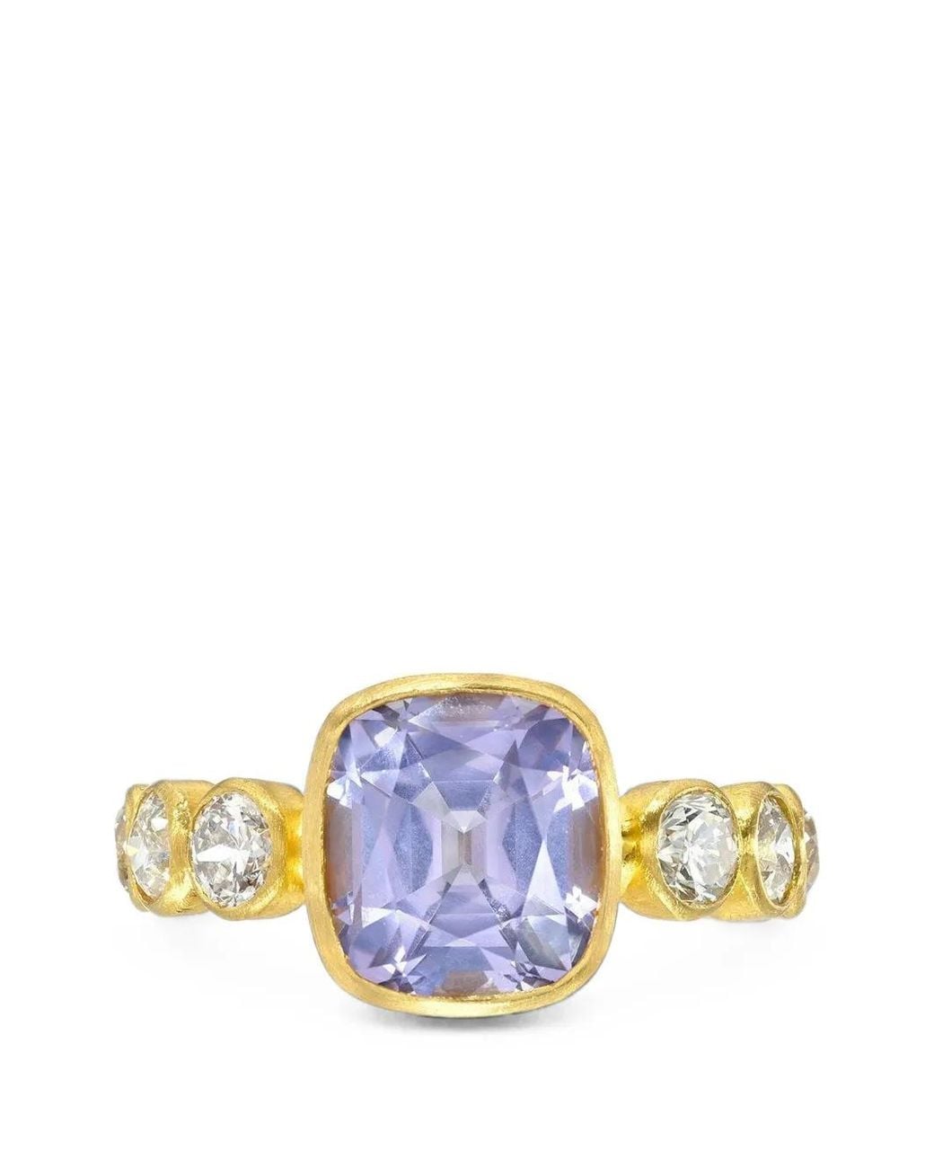 CAMILLE BEINHORN Metallic Spinel And Diamond Infiniti Ring