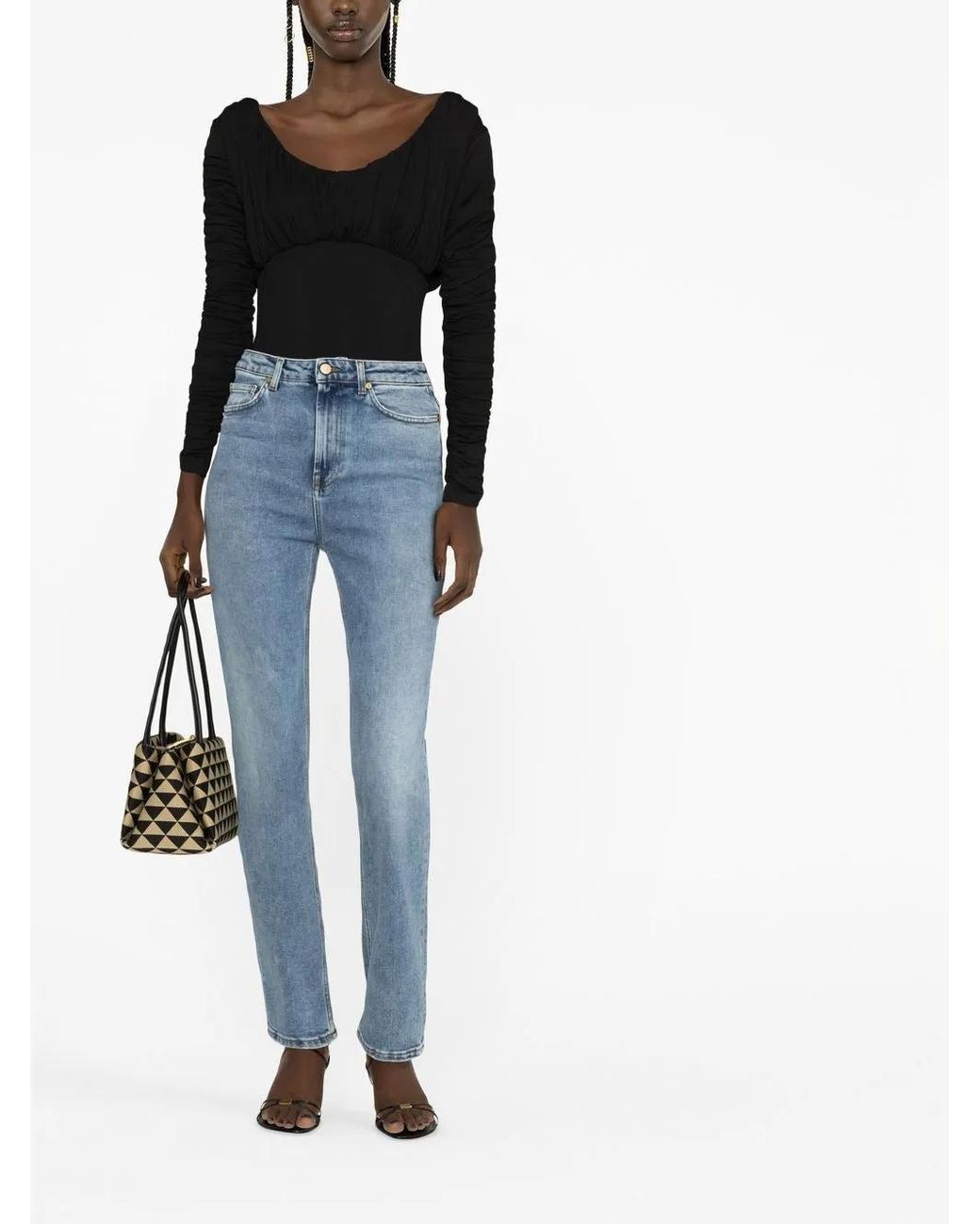 TOVE Blue Marlo Straight-Leg Jeans