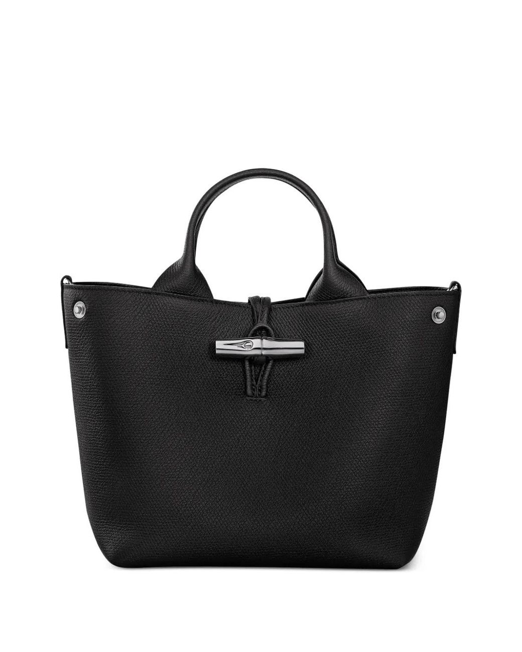 Longchamp Black Le Roseau S Handbag