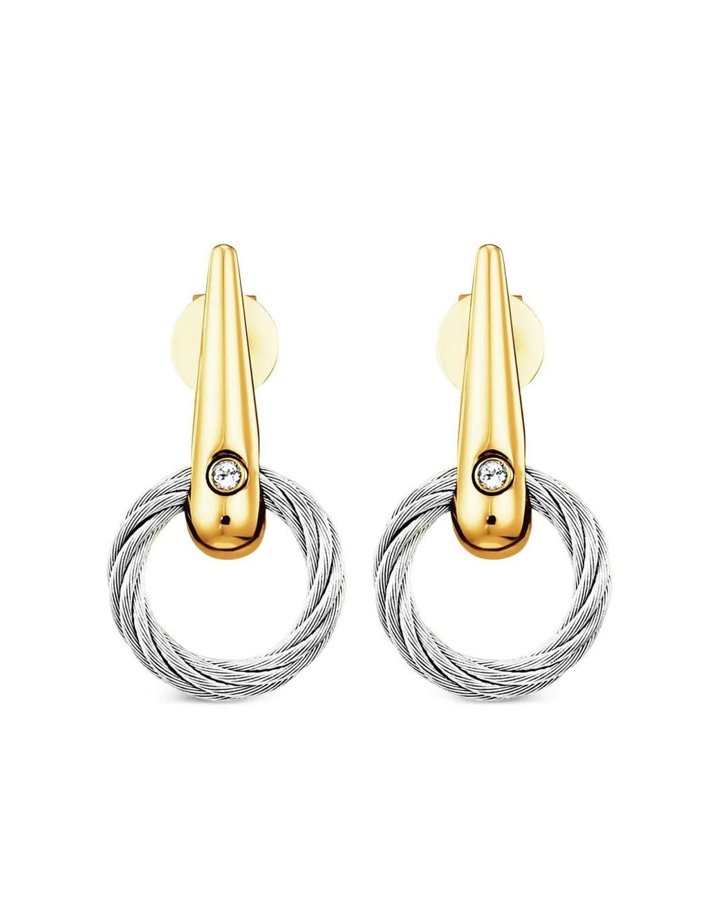 Charriol Metallic Zen Extension Earrings